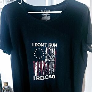 Time and Tru Black T-Shirt XXL